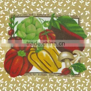 90g/pc Roll Cotton Waist Kitchen Apron With Pigment Printing thumbnail-1