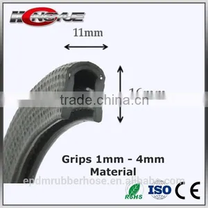 Hot Sale Extruded Rubber U Channels Rubber Pinchweld Seal for Industrial thumbnail-3