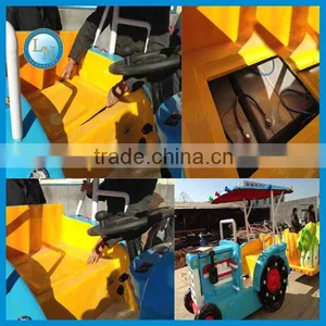 2016 Product,Fair Park Tourist Game! Kid Outdoor Electric Rides Trackless Train thumbnail-6