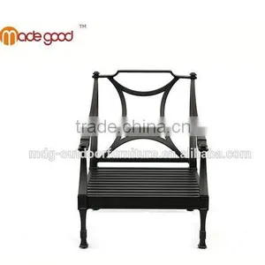 Aluminum Outdoor Leisure Lounge Metal Armchair Furniture Chair thumbnail-2