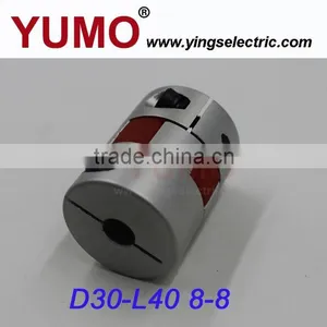 YUMO (LF D30 L40 8X8) Servo Motor Encoder Jaw Flexible Coupling Plum Flexible Coupling thumbnail-1