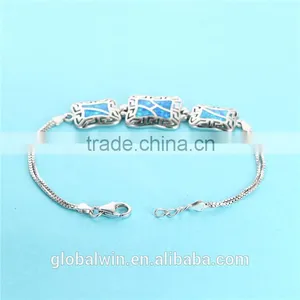 Antique Jewelry 925 Sterling Silver Men Bead Charm Bracelet Jewellery thumbnail-2