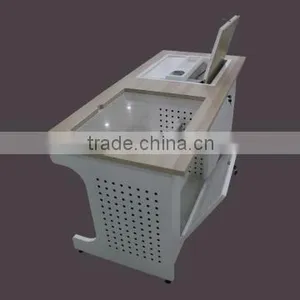 2 Person Seat Use Study Room Flip-up Computer Table thumbnail-6