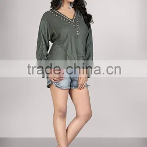 Rayon Beading Kaftan thumbnail-2