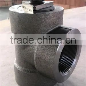 ASTM A182 F22 Threaded Tee ASME B16.11 thumbnail-5