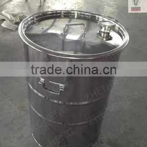 Stainless Steel Drum With Handle,slot Rolling,sealing Lid thumbnail-1