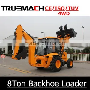 8Ton 4WD Backhoe Loader thumbnail-2