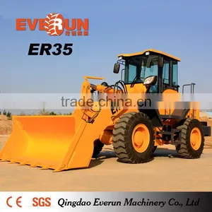Qingdao Everun Brand 3 Ton Wheel Loders With Front Bucket thumbnail-1