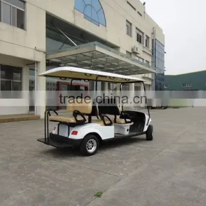 Six Seats Electric Golf Cart With Two Rear Facing Seats thumbnail-6