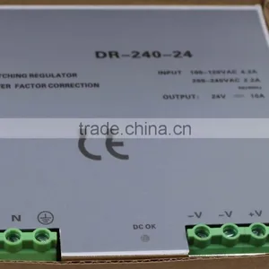 220v/110v ac to dc 240w 24v 4.10A Led Power Supply DR-240-24 thumbnail-1