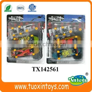 Mini Plastic Finger Skate Board Sport Game Toys thumbnail-4
