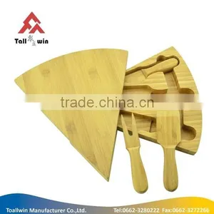 Hot Selling High Quality Bamboo Cheese Chopping Board thumbnail-1