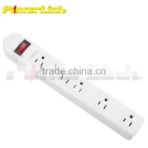 H80139 UL/CUL 6 Outlet Power Strip With Surge Protectors / Power Bar / Power Sockets thumbnail-1