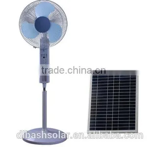 ABS and PP Home Solar Fans Energy Saving Floor Motor Cool Air Fan thumbnail-2