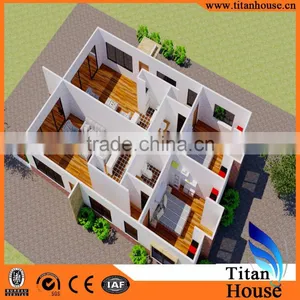 One Level Low Cost Customized Design Steel Prefabricated Bungalow thumbnail-4