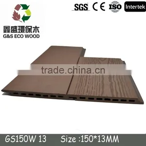 Anti-uv Decorative Hdpe Wood Wall Panel for Exterior Wall Cladding thumbnail-2