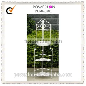 Wrought Iron 4-Tier Corner Rack Barthroom Rack PL08-5604 thumbnail-5