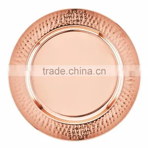 Copper Wedding Table Charger Plate thumbnail-4