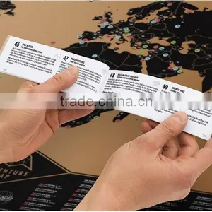 CT-748 New Travel Gift of World Map for Creative Poster Present Black Map thumbnail-4