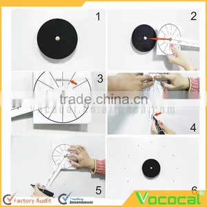 Decorative DIY Metal Roman Numeral Wall Clock thumbnail-4