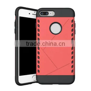 Combo Phone Case TPU + PC Phone Hull Protective Back Cover for IPhone7 7plus thumbnail-3