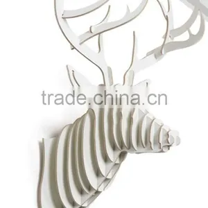 DIY Deer Head Christmas Animal Trophies Wall Hanging Decorations thumbnail-3