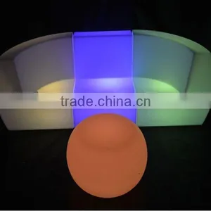 YI GUI Wholesale Led Light up Back Sectional Sofa/ One People Sit Sofa thumbnail-2