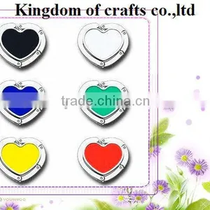 Cute Beautiful Round Shape Bag Hook Add Diamond thumbnail-1