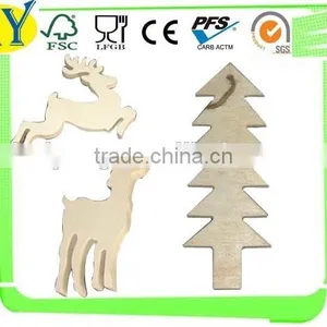 Custom Unfinished Wooden Christmas Tree Decoration thumbnail-1