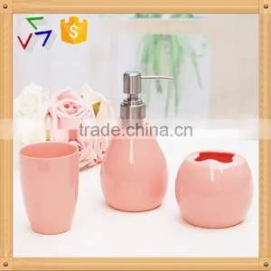 Ceramic Bathroom Accessory Set thumbnail-1