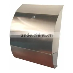 CT-9001 Wall Mounted Stainless Steel Mail Box thumbnail-1