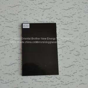 4mm Black Painted Glass RAL9005 thumbnail-2