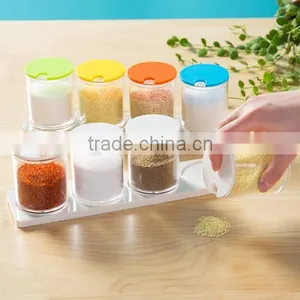 4 Cases Transparent Seasoning Box Spice Box Set Plastic Spice Bottles Wholesale thumbnail-3