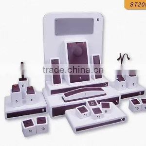 China Exhibitor Organizer for Shop Counter and Store Window Leather Jewelry Display Set thumbnail-5