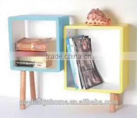 MULTI/NATURAL S/2 MDF/WOODEN CUBE TABLE thumbnail-1