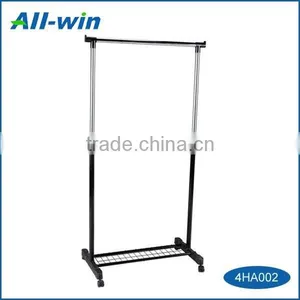 High-quality Easily-assembled Movable Household Clothes Hanger Rack thumbnail-1