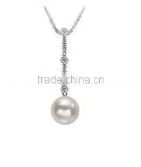 Best 12-13mm South Sea Mother of Pearl Pendant Designs Necklace thumbnail-1