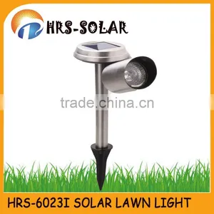 Super Bright Standing Solar Garden Lamp,stainless Steel Garden LED Light thumbnail-1