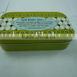 Rectangle Tin With Mirror for Eye Shadow thumbnail-1