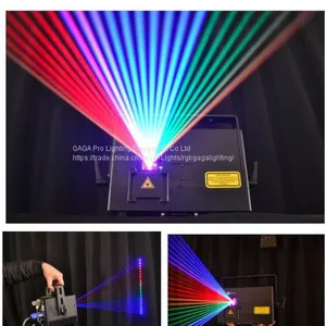 1.8W Cni R637MW RGB High Speed Scanning Laser Show System thumbnail-1