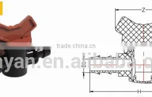TY High Quality PP Compression Fittings IRRIGATION VALVE Eco-friendly Cheap Price Full Size Factory Price List Discount thumbnail-1