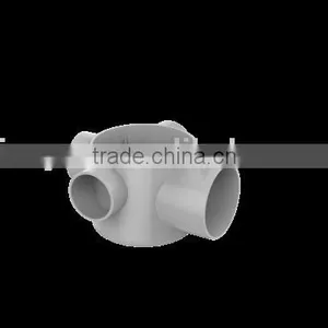 Factory Price Manufacturer Good Quality PVC Fitting UPVC Rubber Joint Plastic Fitting for Drainage GB Floor Drain thumbnail-1
