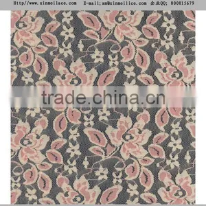 Stretch Gold or Silver Silk Lace Fabric thumbnail-1