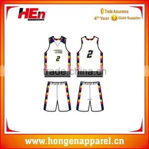 Hongen Apparel Design Your Own Custom Sublimation Basketball Jerseys - Shirts thumbnail-1