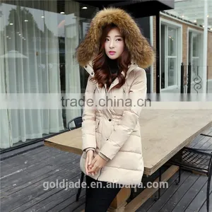 Wholesale Women Coat Winter Mid- Long Style Women Down Jacket for Winter thumbnail-3