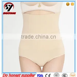High Waist Tummy Control Body Shape Abdomen Slimming Underwear Women Seamless Control Panties thumbnail-1
