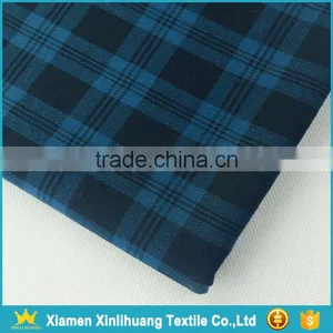 Wholesale New Fashion 40S Brushed 100 Cotton Yarn Dyed Twill Plaid Fabric for Shirt thumbnail-5