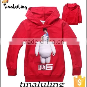 Fashion Baymax Kids Hoodies Boys Big Hero 6 Sweatshirts Kids Boutique Clothing thumbnail-4