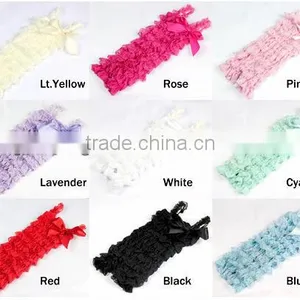 Infant Baby Girls Lace Posh Petti Ruffle Rompers Personal Clothes With Strap thumbnail-1