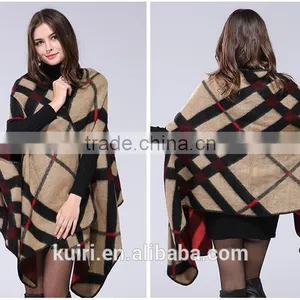 2015 Autumn & Winner Women's Shawl Plaid Scarves Cashmere Shawl Large Square Thick Warm Scarf thumbnail-4